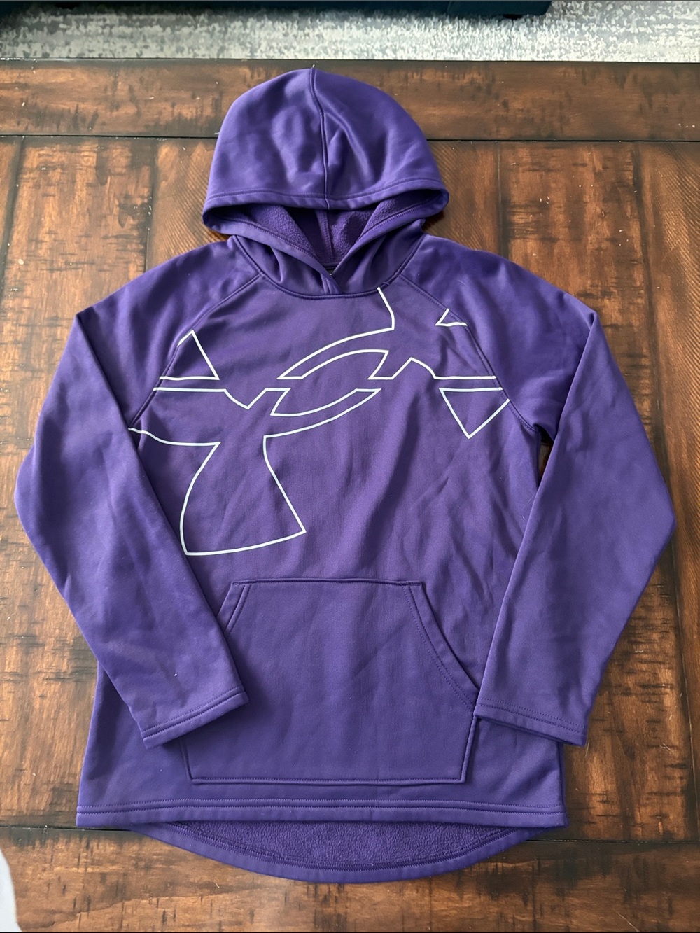 Under Armour Purple Pullover Hoodie for Kida